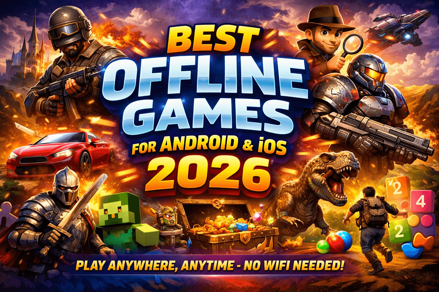 Top 20 Best Offline Games for Android & iOS (2026)